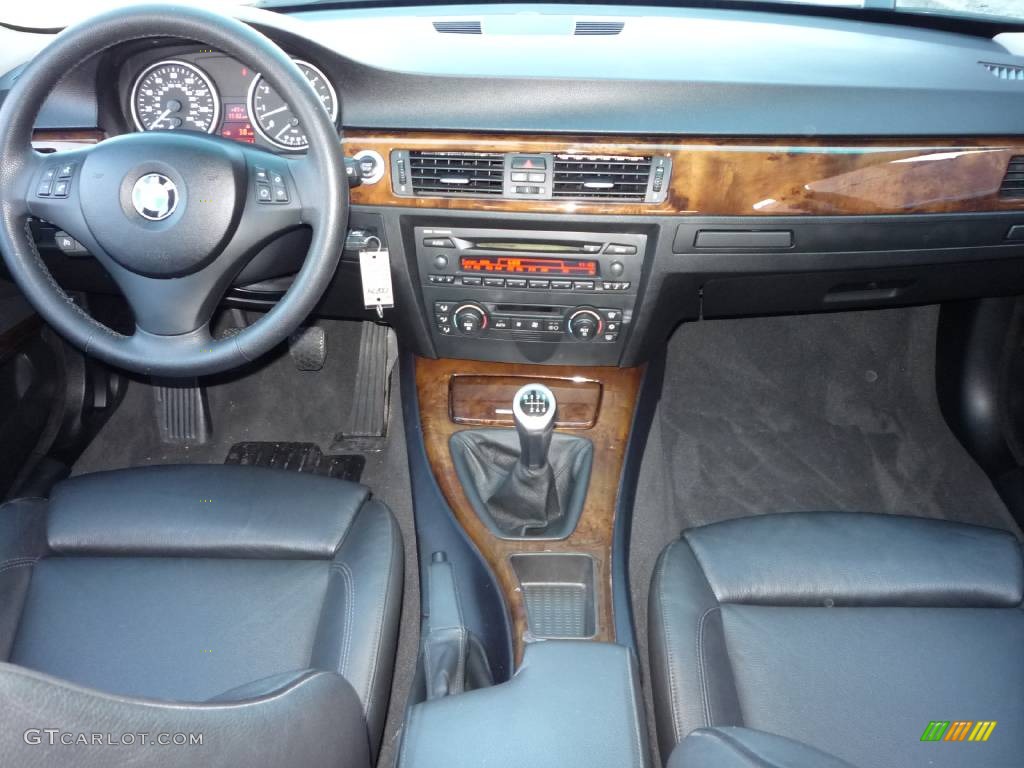 2006 3 Series 330i Sedan - Titanium Silver Metallic / Black photo #9