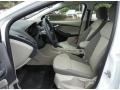 Medium Light Stone Front Seat Photo for 2013 Ford Focus #74138029