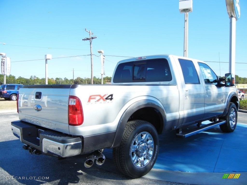 Ingot Silver Metallic 2013 Ford F250 Super Duty Lariat Crew Cab 4x4 Exterior Photo #74139148