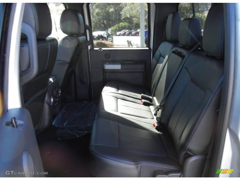2013 Ford F250 Super Duty Lariat Crew Cab 4x4 Rear Seat Photo #74139244
