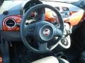 2013 Fiat 500 Sport Nero/Nero (Black/Black) Interior Steering Wheel Photo