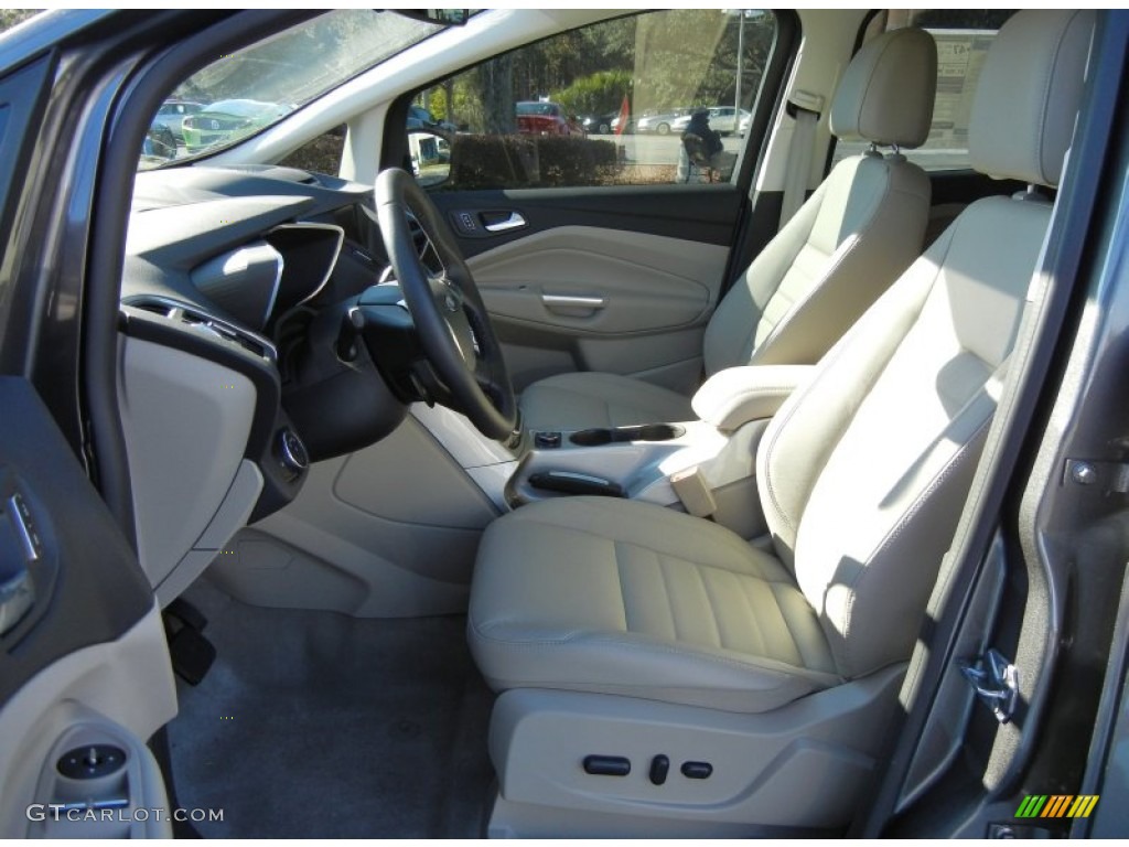Medium Light Stone Interior 2013 Ford C-Max Hybrid SEL Photo #74140096