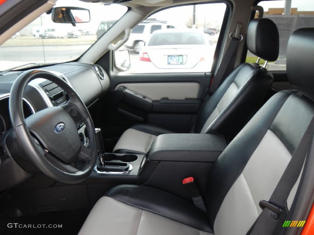 Black/Stone Interior 2007 Ford Explorer XLT Ironman Edition 4x4 Photo #74140379