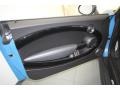 2013 Mini Cooper Bayswater Punch Rocklike Anthracite Leather Interior Door Panel Photo