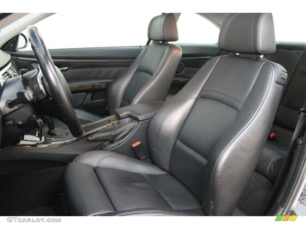 Black Interior 2007 BMW 3 Series 335i Coupe Photo #74141055