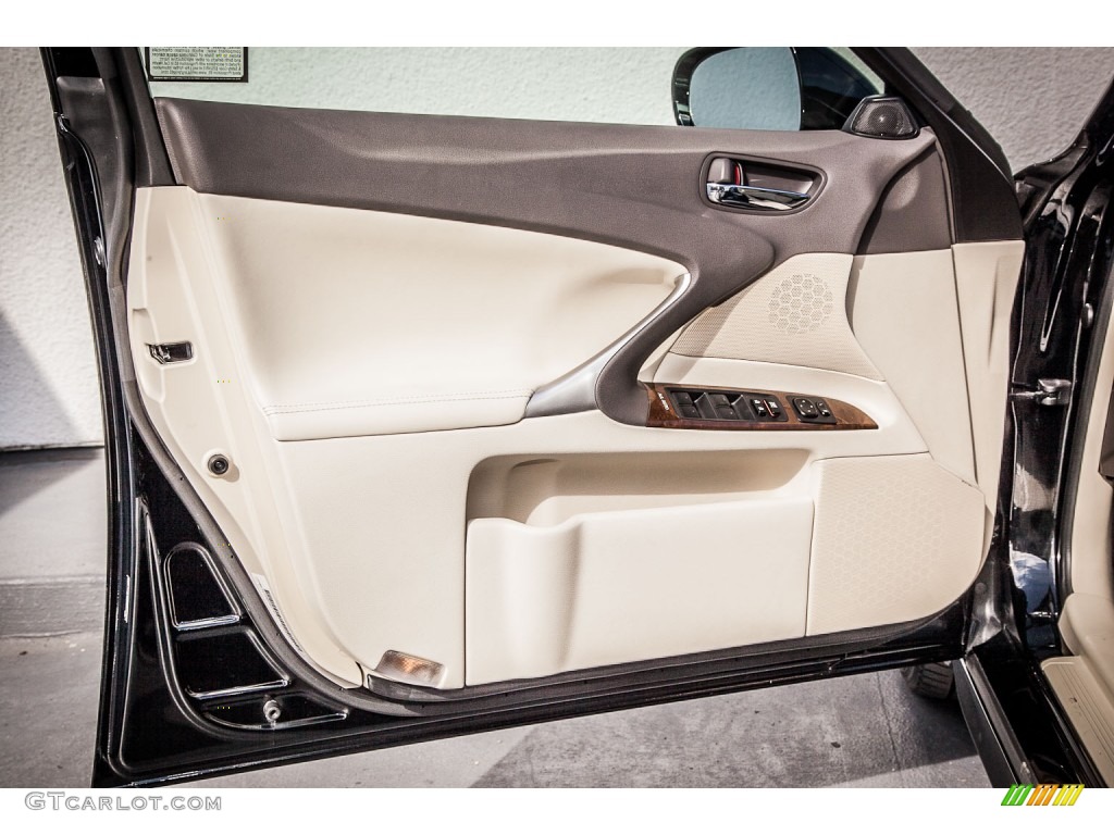 2011 Lexus IS 350 Ecru Door Panel Photo #74141174