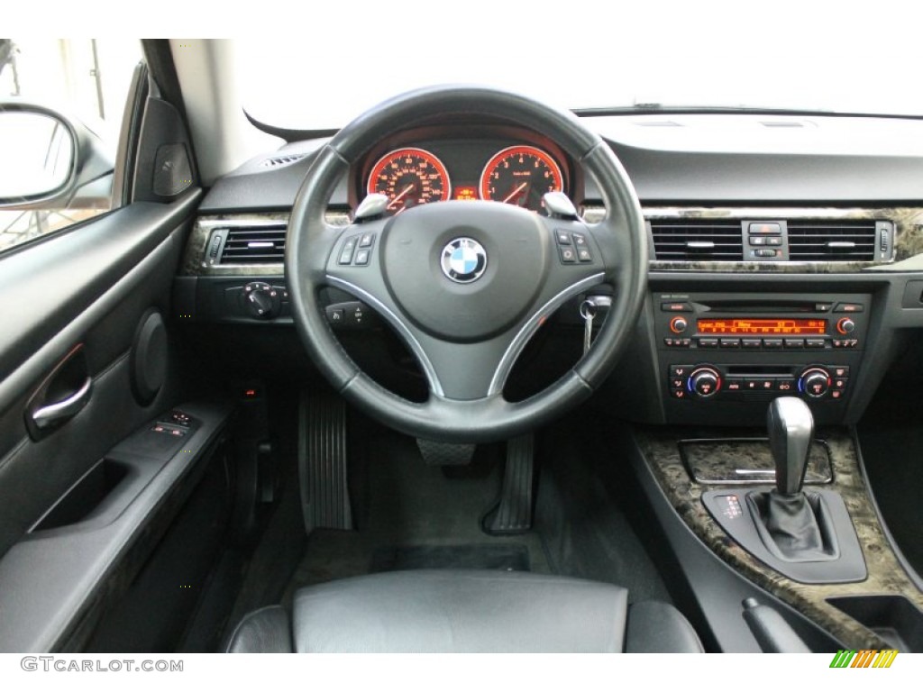 2007 BMW 3 Series 335i Coupe Black Dashboard Photo #74141257