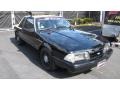 1992 Black Ford Mustang LX 5.0 Police Interceptor Coupe  photo #1