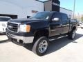 2009 Onyx Black GMC Sierra 1500 SLE Z71 Crew Cab 4x4  photo #2