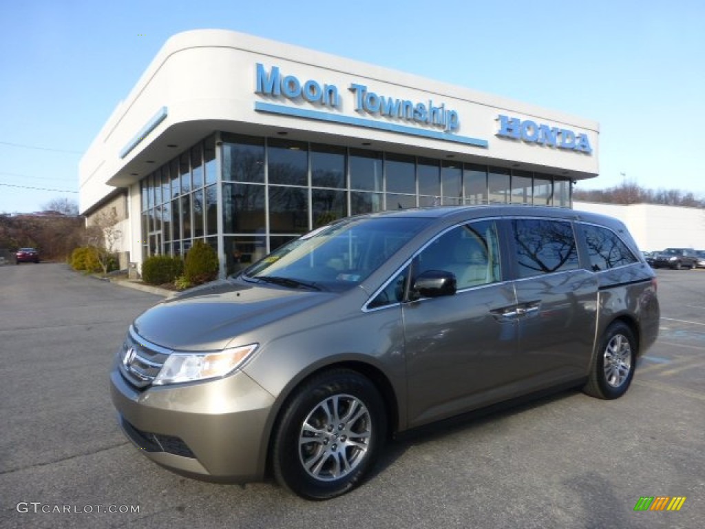 2011 Odyssey EX-L - Polished Metal Metallic / Beige photo #1