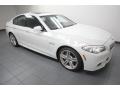 Alpine White - 5 Series 550i Sedan Photo No. 6