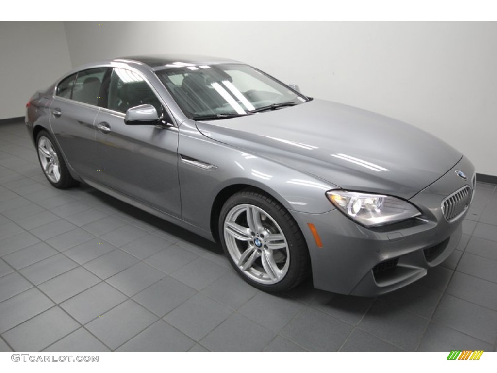 2013 6 Series 650i Gran Coupe - Space Gray Metallic / Black photo #6