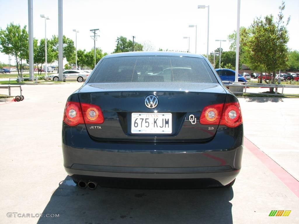 2006 Jetta Value Edition Sedan - Blue Graphite Metallic / Anthracite Black photo #6