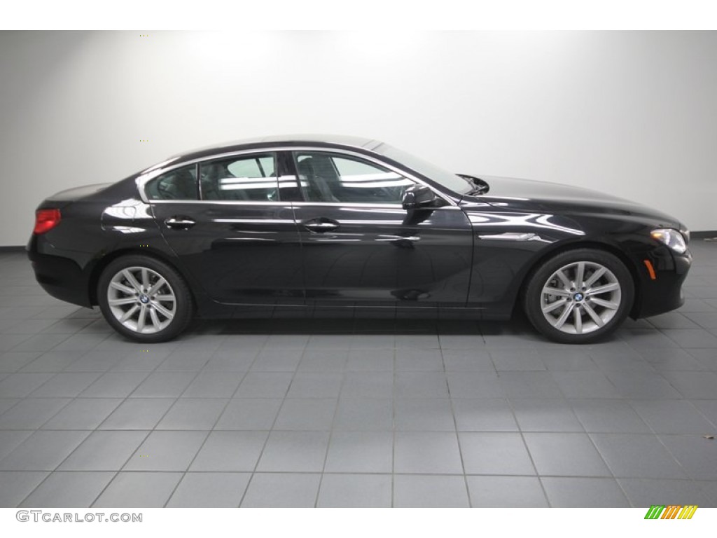 2013 6 Series 640i Gran Coupe - Black Sapphire Metallic / Black photo #2