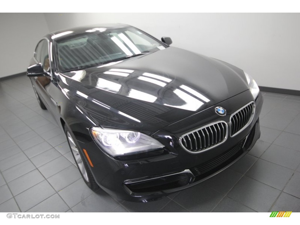 2013 6 Series 640i Gran Coupe - Black Sapphire Metallic / Black photo #6