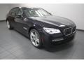 Carbon Black Metallic 2013 BMW 7 Series 750Li Sedan Exterior