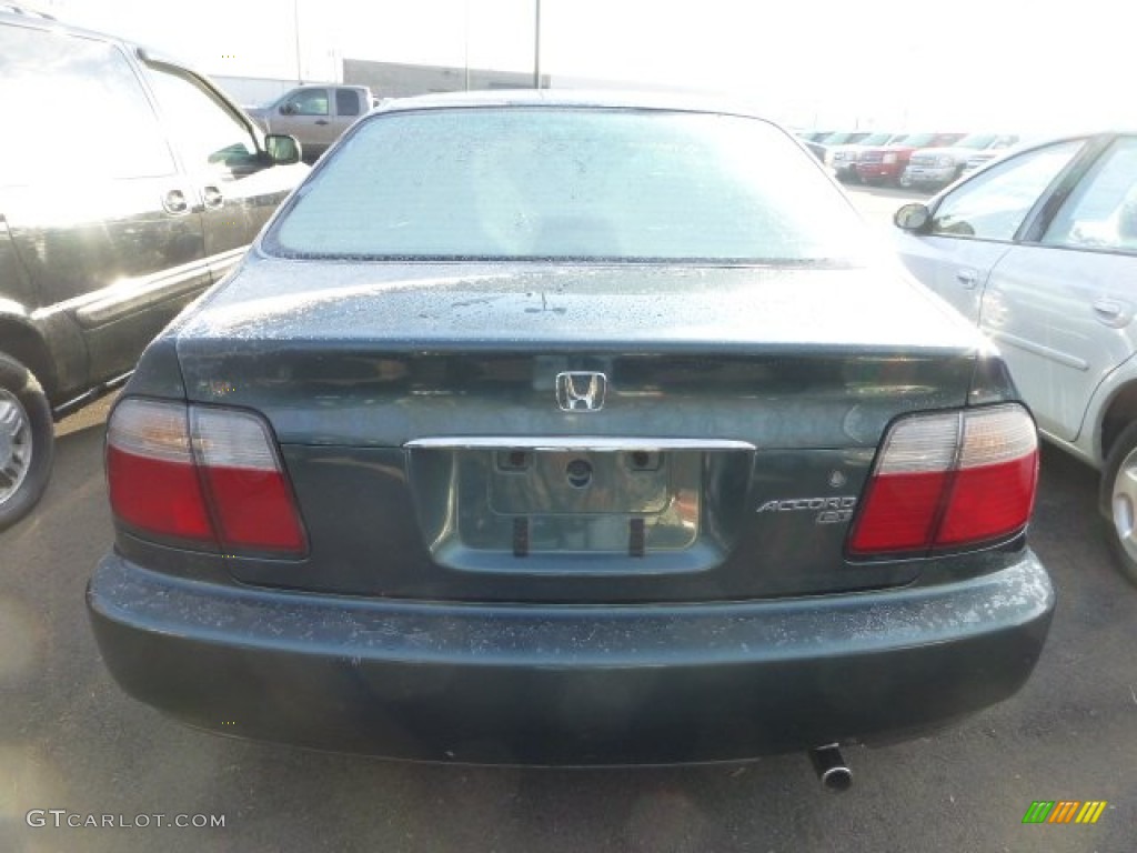 1996 Accord LX Sedan - Dark Eucalyptus Green Pearl Metallic / Gray photo #3