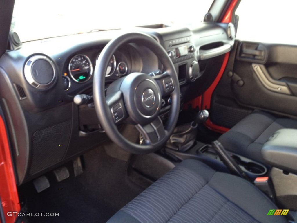 2012 Wrangler Sport 4x4 - Flame Red / Black photo #9