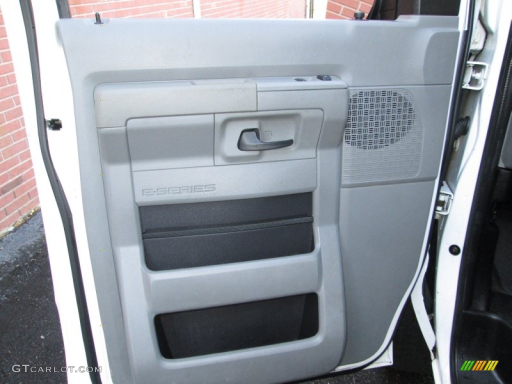 2010 Ford E Series Van E250 Cargo Medium Flint Door Panel Photo #74148571