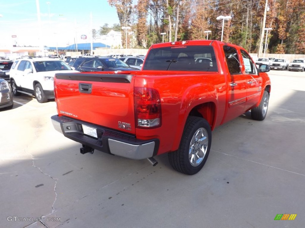 2013 Sierra 1500 SLE Crew Cab - Fire Red / Ebony photo #5