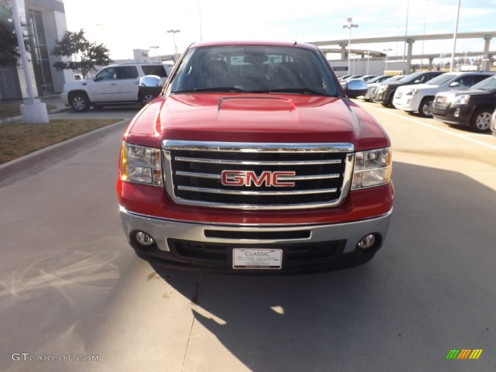 2013 Sierra 1500 SLE Crew Cab - Fire Red / Ebony photo #8