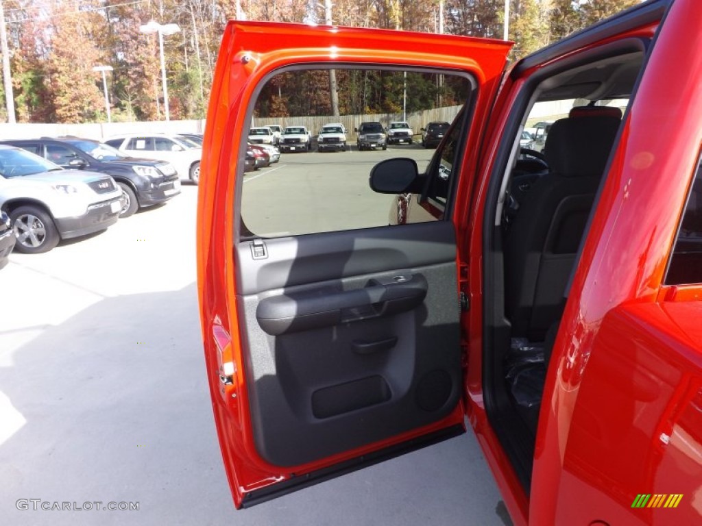 2013 Sierra 1500 SLE Crew Cab - Fire Red / Ebony photo #16