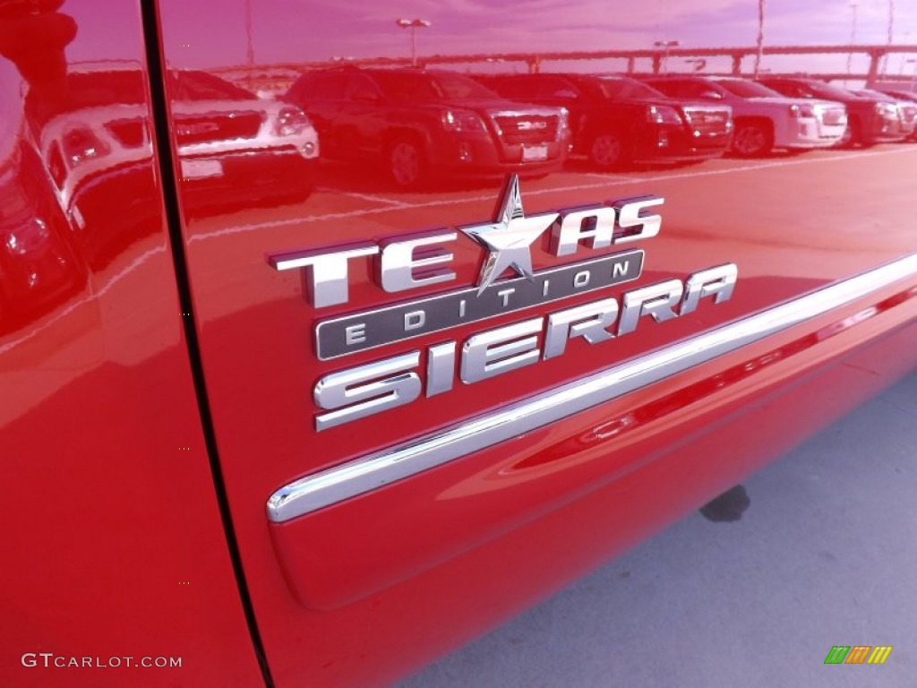 2013 Sierra 1500 SLE Crew Cab - Fire Red / Ebony photo #22