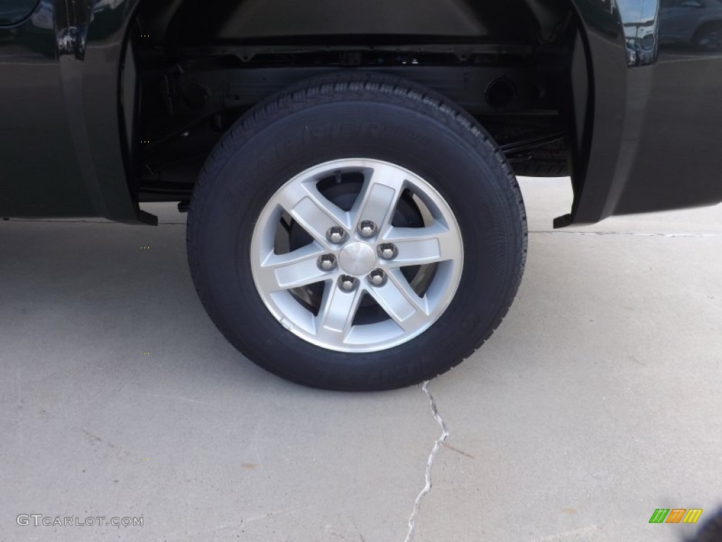 2013 Sierra 1500 SLE Crew Cab - Mineral Green Metallic / Very Dark Cashmere/Light Cashmere photo #19