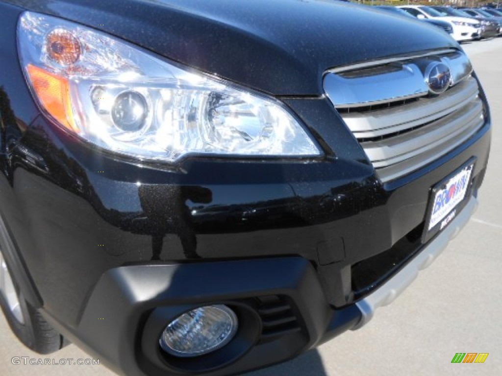 2013 Outback 2.5i Limited - Crystal Black Silica / Warm Ivory Leather photo #9