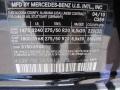 359: Capri Blue Metallic 2010 Mercedes-Benz GL 450 4Matic Color Code