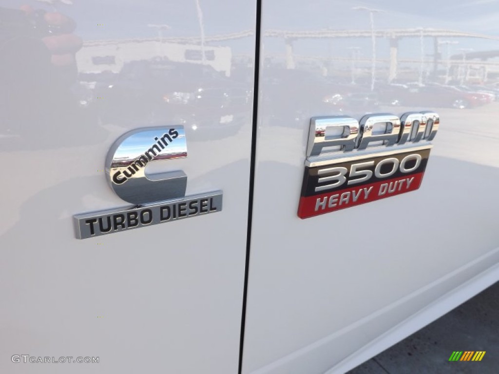 2012 Dodge Ram 3500 HD SLT Regular Cab 4x4 Dually Marks and Logos Photos