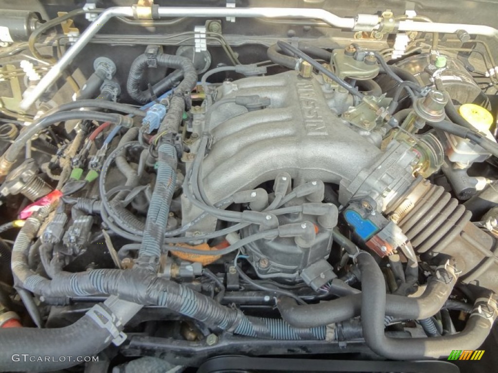 2004 Nissan Frontier XE V6 Crew Cab 3.3 Liter SOHC 12-Valve V6 Engine Photo #74153788