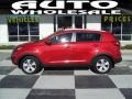 2012 Signal Red Kia Sportage LX  photo #1