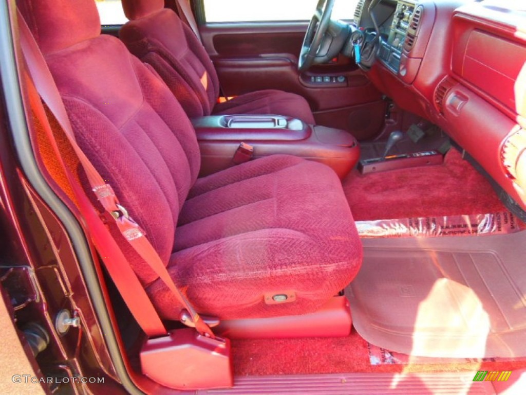 Red Interior 1997 Chevrolet Tahoe LS 4x4 Photo #74155675