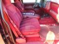 1997 Chevrolet Tahoe Red Interior Front Seat Photo