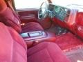1997 Chevrolet Tahoe Red Interior Interior Photo