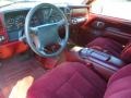 1997 Chevrolet Tahoe Red Interior Prime Interior Photo