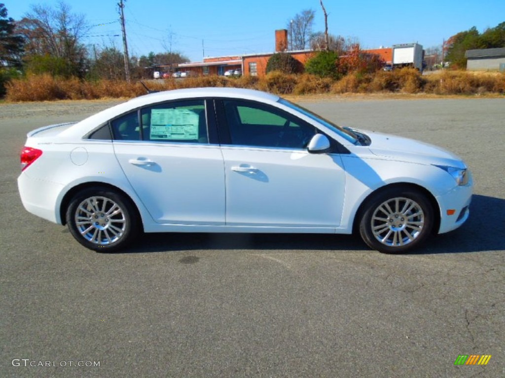 2013 Cruze ECO - Summit White / Jet Black/Medium Titanium photo #6