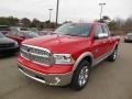 Flame Red 2013 Ram 1500 Laramie Quad Cab 4x4 Exterior