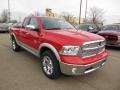 Flame Red 2013 Ram 1500 Laramie Quad Cab 4x4 Exterior