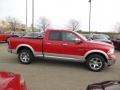 Flame Red 2013 Ram 1500 Laramie Quad Cab 4x4 Exterior