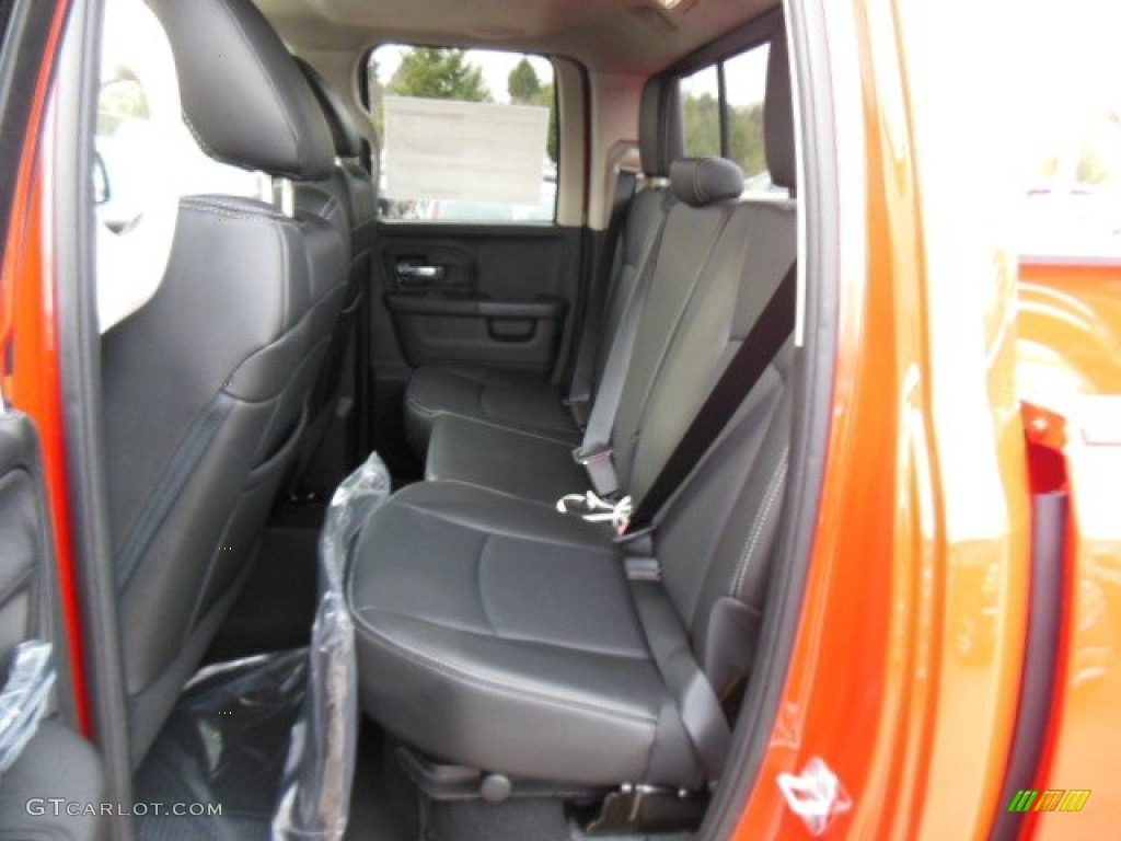 2013 Ram 1500 Laramie Quad Cab 4x4 Rear Seat Photo #74158290