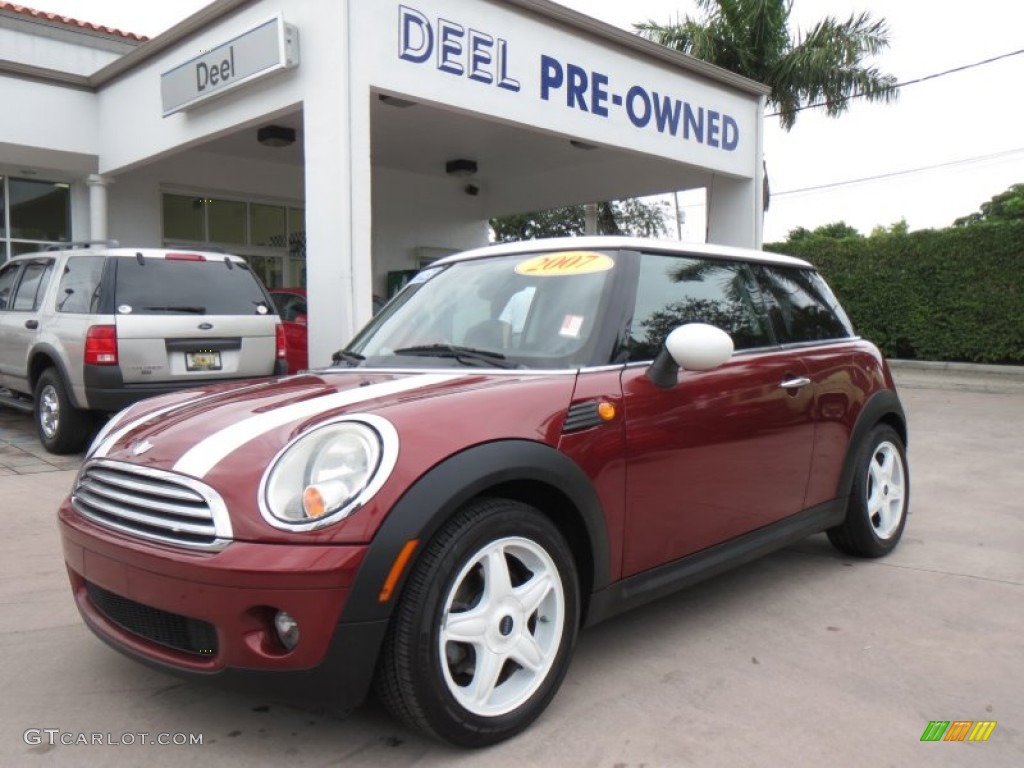 2007 Cooper Hardtop - Nightfire Red Metallic / Carbon Black/Carbon Black photo #1