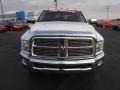 2010 Bright White Dodge Ram 3500 Laramie Mega Cab 4x4 Dually  photo #2