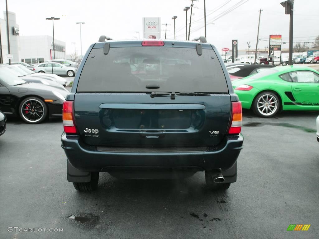 2002 Grand Cherokee Limited 4x4 - Patriot Blue Pearlcoat / Sandstone photo #6