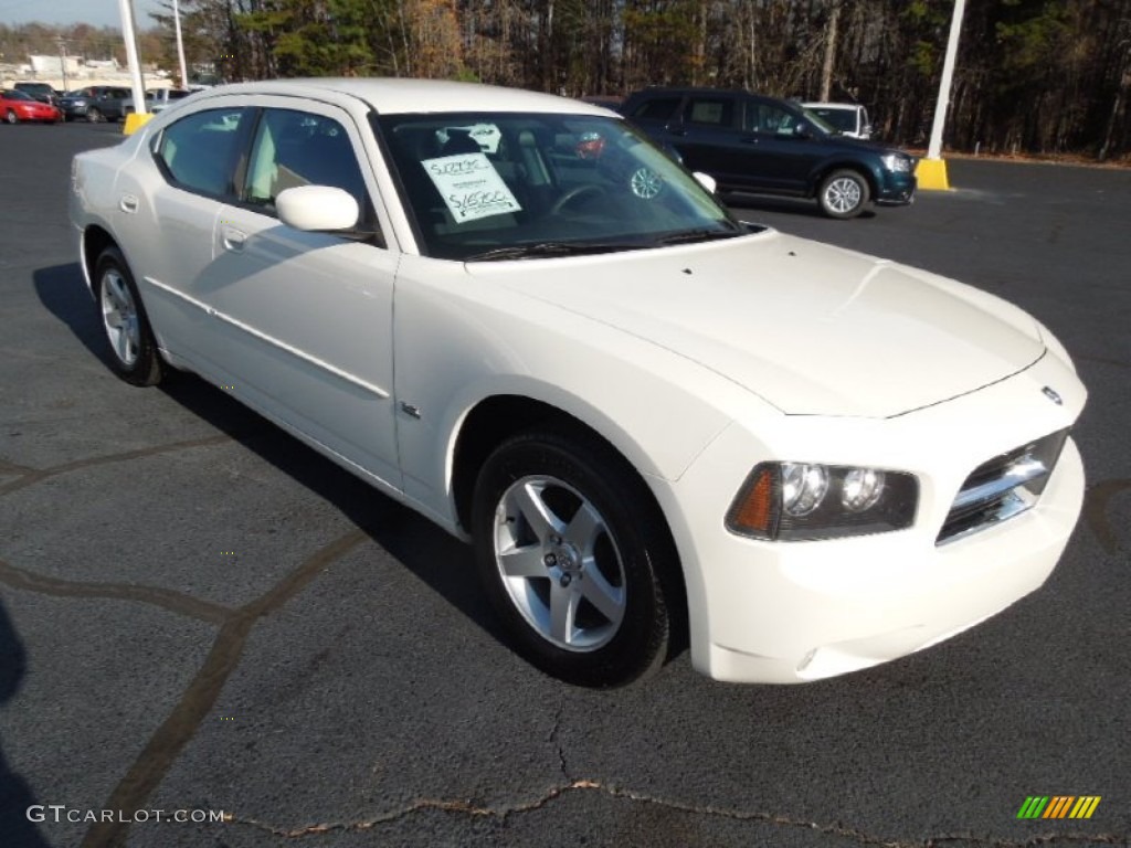 Stone White Dodge Charger