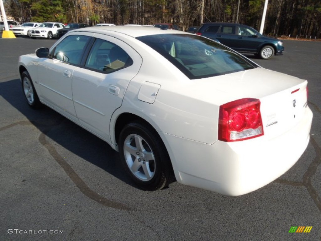2010 Charger SXT - Stone White / Dark Slate Gray photo #4