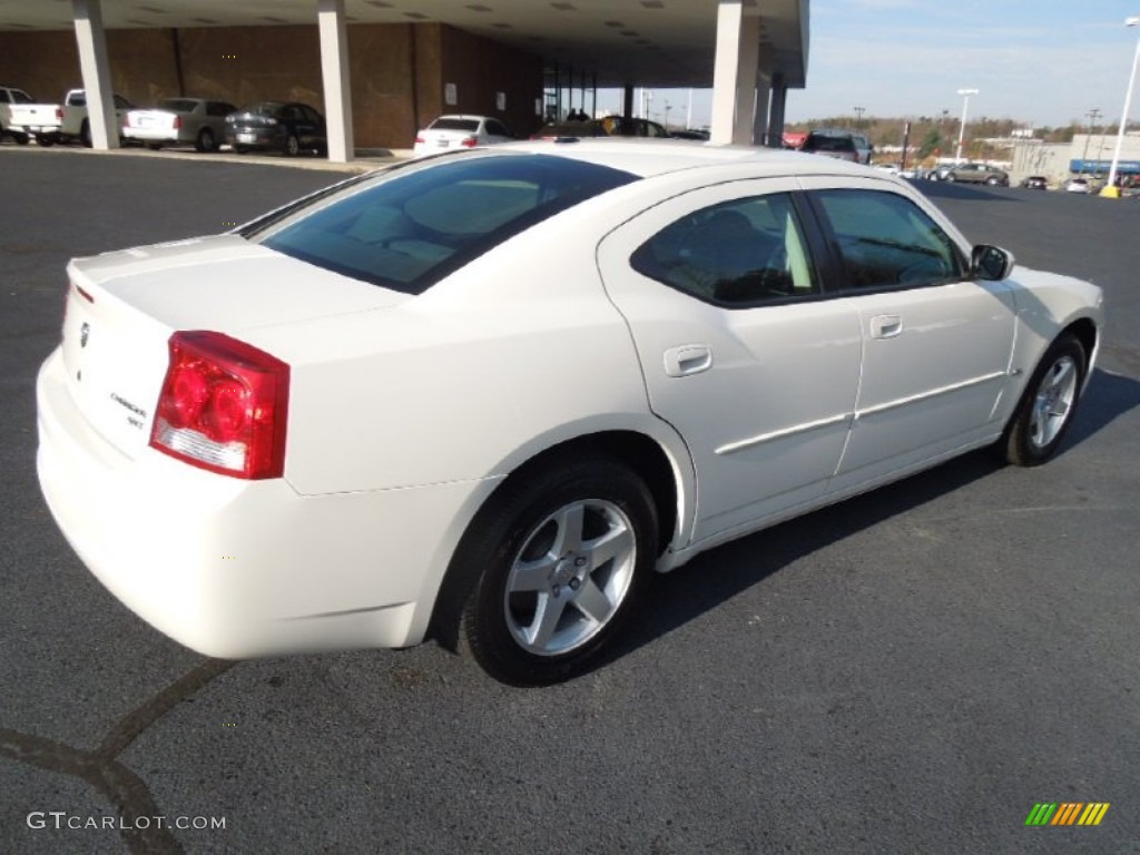 2010 Charger SXT - Stone White / Dark Slate Gray photo #5
