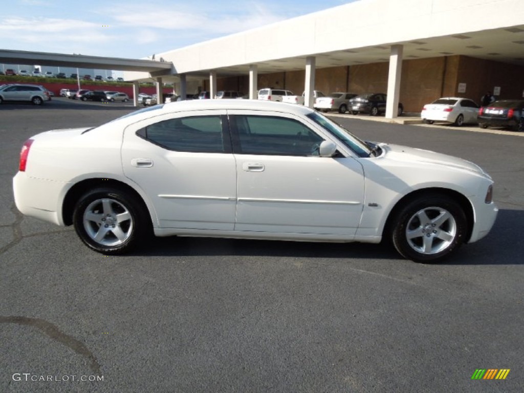 2010 Charger SXT - Stone White / Dark Slate Gray photo #6