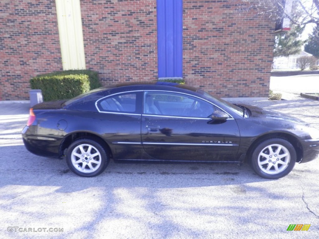2001 Sebring LX Coupe - Black / Dark Slate Gray photo #2